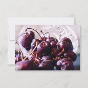 Frische rote Kirschen Fotografie