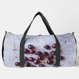 Frische rote Kirschen Muster Duffle Bag