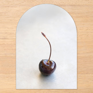 Frische rote Kirschfotografie Acryleinladungen