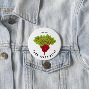 Frische Rüben-Kollektion Button