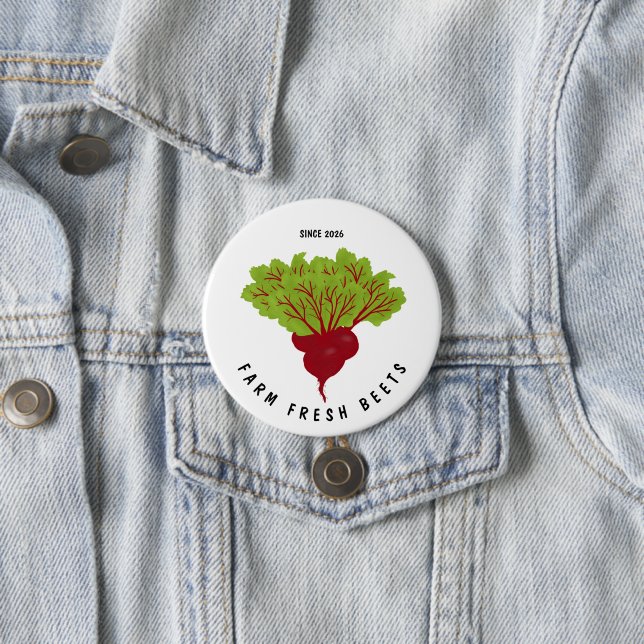 Frische Rüben-Kollektion Button (Beispiel)