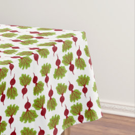 Frische Rüben Kollektion Weiß Tischdecke