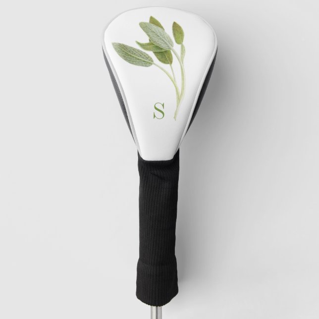 FRISCHE SAGE Golf Driver Cover + Initial Headcover (Vorderseite)