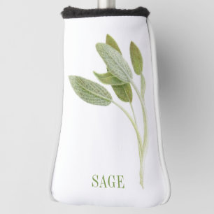 FRISCHE SAGE Golf Putter Abdeckung + Text Headcover