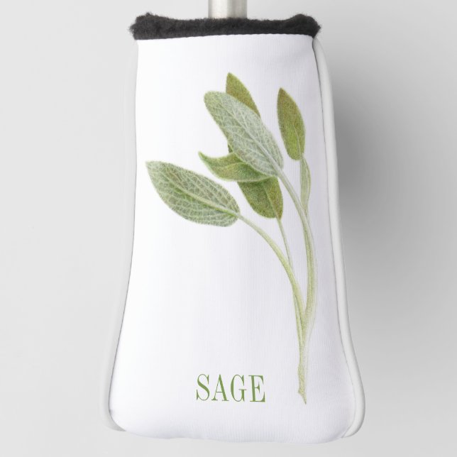 FRISCHE SAGE Golf Putter Abdeckung + Text Headcover (Rotieren 90)
