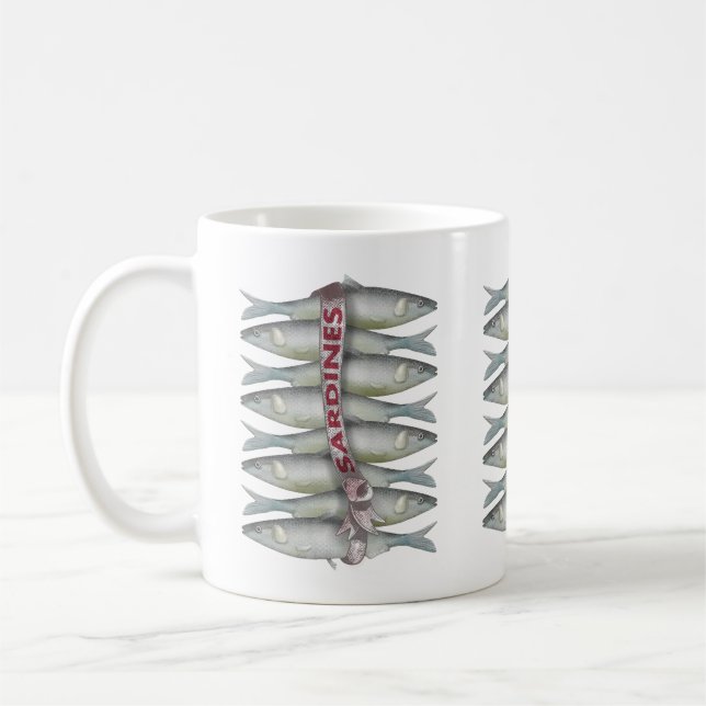 Frische Sardinen Kaffeetasse (Links)