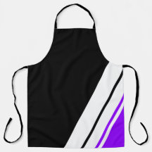 Frische schwarze Lila Offset-Streifen