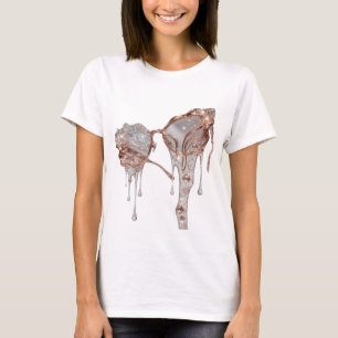 Frische Silber ABSTRACT ART Gestaltung v2 T-Shirt