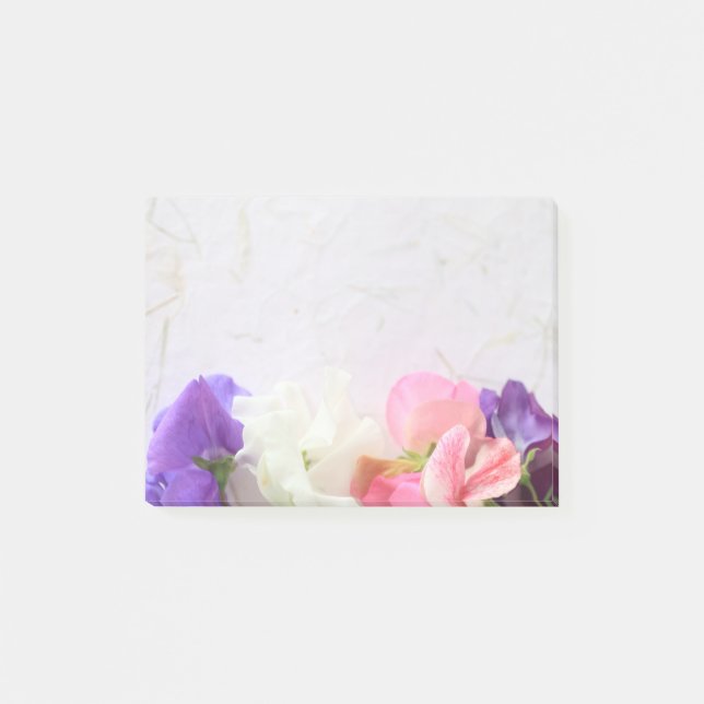 Frische süße Erbsen Post-it Klebezettel (Vorderseite)