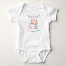 Frische Teddybär-Body für Babys | Süß