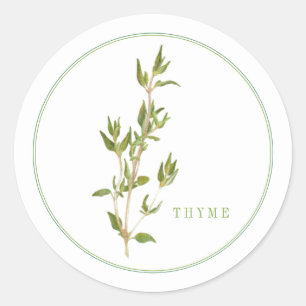 FRISCHE THYME Kleine Round Stickers