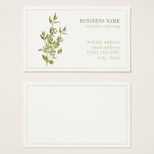 FRISCHE THYME Oceana Business Card
