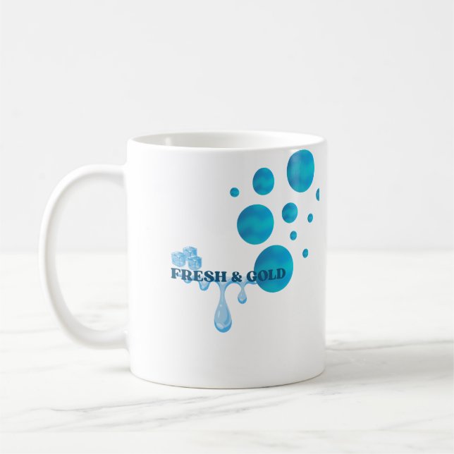 frische und kalte Tasse (Links)