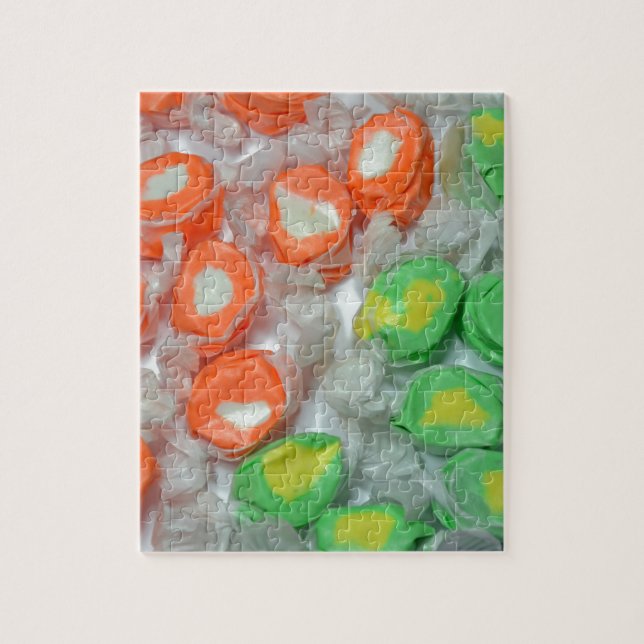 Frische und orangefarbene Süßspeisen Puzzle (Vertikal)