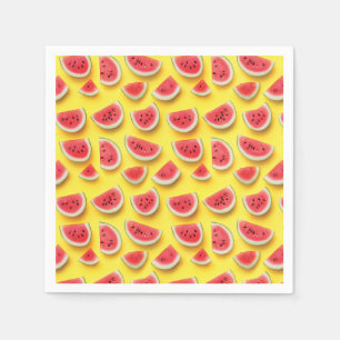 Frische Wassermelone Muster Locarno Serviette