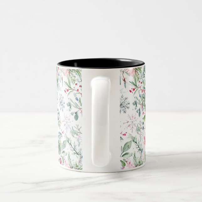 frische Winterfrüchte Zweifarbige Tasse (Henkel)