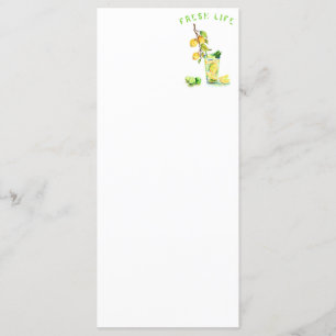 Frische Zitronensäfte Coole Getränke Limonade Part Menükarte