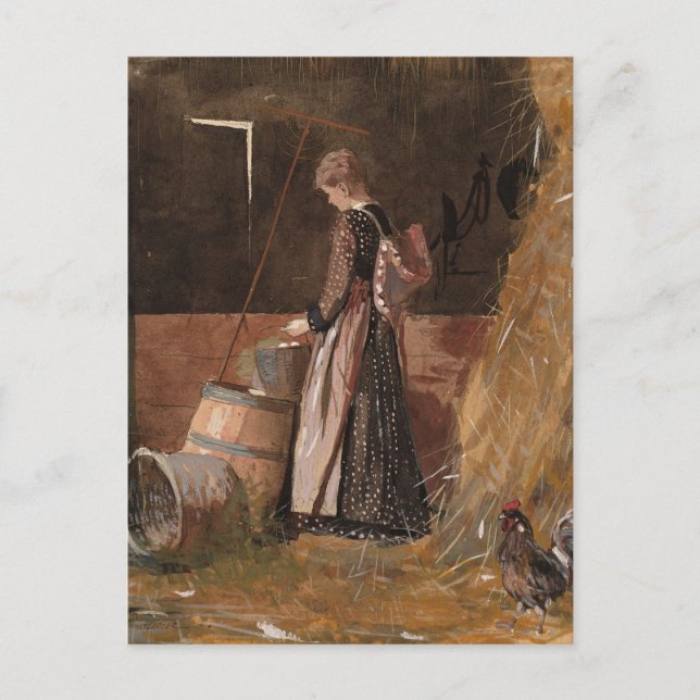 Frischeier | Winslow Homer Postkarte (Vorderseite)