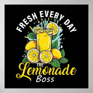 Frischelimonadeboss des Tages Poster