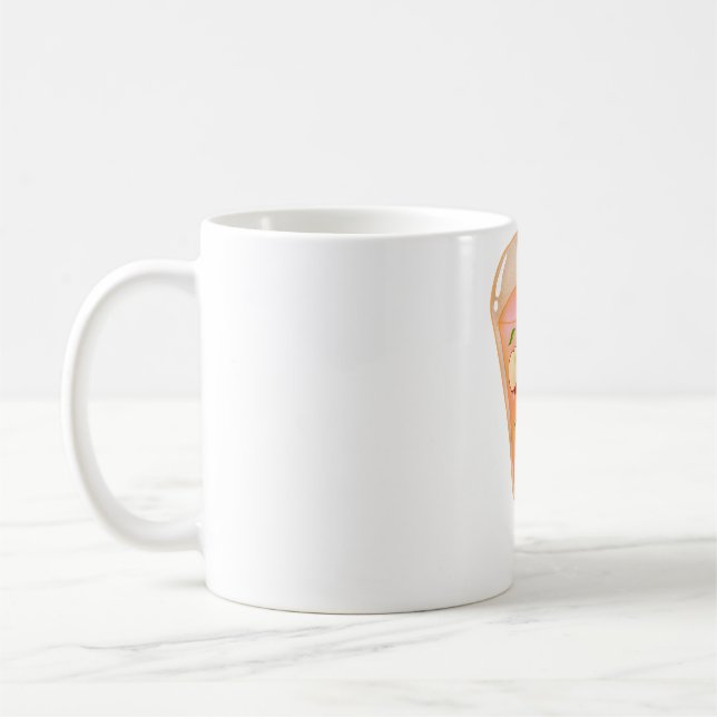 Frischer Apfel-Eis-Lutscher  Kaffeetasse (Links)