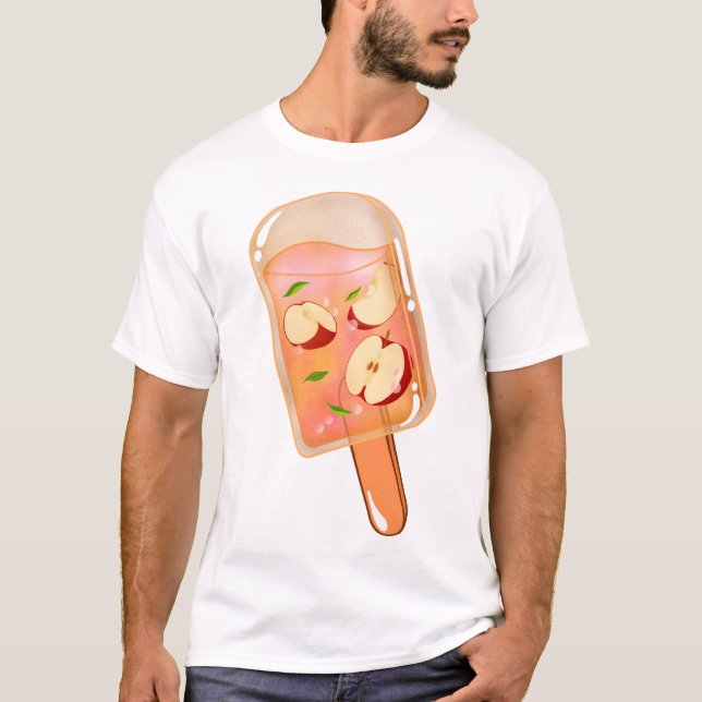 Frischer Apfel-Eis-Lutscher  T-Shirt (Vorderseite)