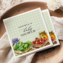 Frischer Bauer Markt Grown Baby Shower