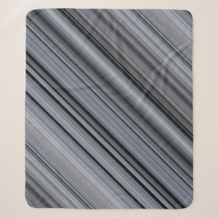 Frischer Blaubeer Blau Streifen Sherpadecke