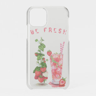 Frischer Erdbeersaft Cooler Drink - Sommerfrüchte iPhone 11 Pro Hülle