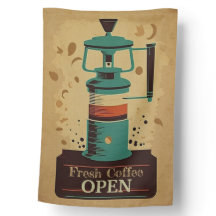 Frischer Kaffee Offen Vintag Personalisiert