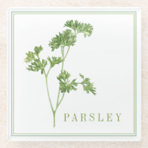 FRISCHER PETERSELIN Glasuntersetzer für Getränke