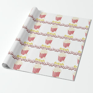 Frischer Popcorn Geschenkpapier