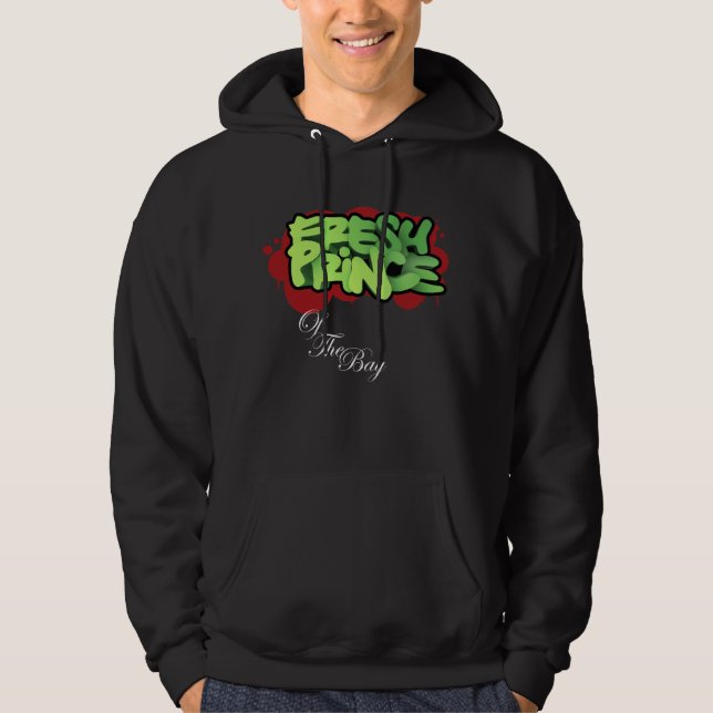 frischer Prinz der Bucht Hoodie (Vorderseite)