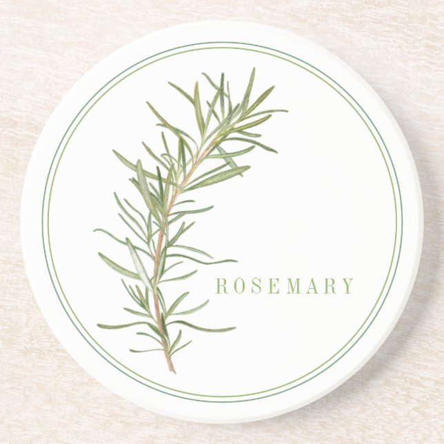 FRISCHER ROSEMARY Round Sandstone Untersetzer (+te (Vorne)