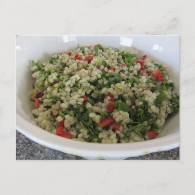 Frischer Salat Postkarte (Vorderseite)