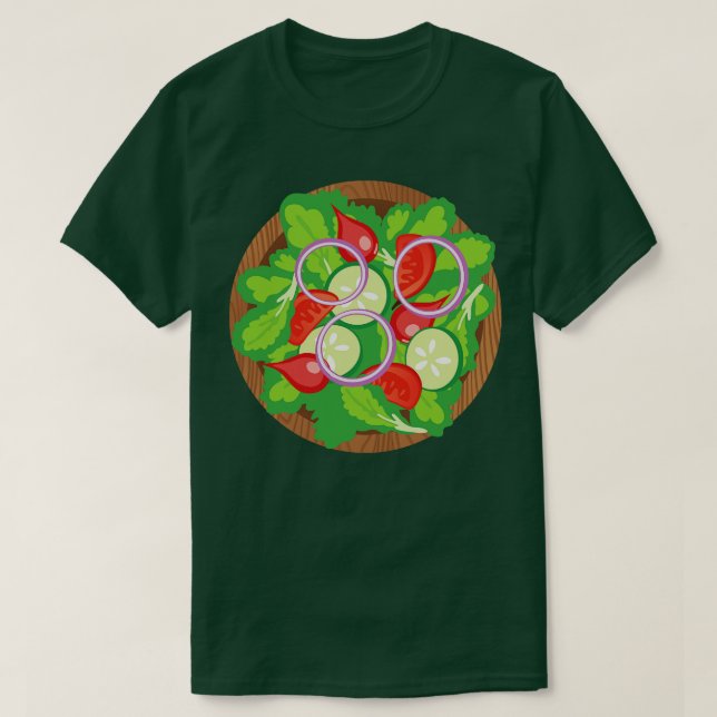 Frischer Salat T-Shirt (Design vorne)