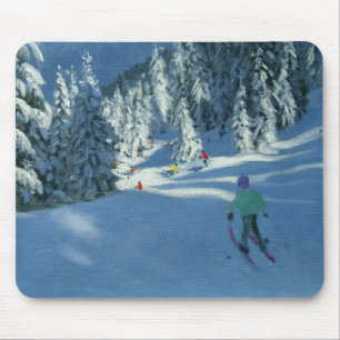 Frischer Schnee Morzine Frankreich Mousepad