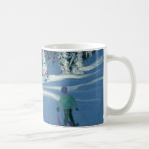 Frischer Schnee Morzine Frankreich Tasse