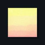 frischer Sonnenuntergang Orangenkorallen im Sommer Leinwanddruck<br><div class="desc">Trendy und sommerlich orange,  rosa und gelbe Wasserfarben.</div>