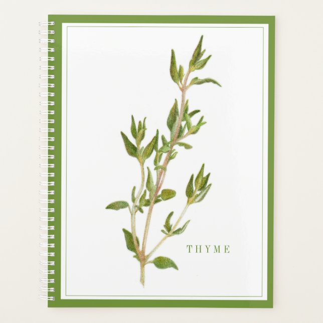 FRISCHER THYME 8.5x11 Planer / Grün (Vorderseite)