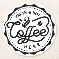 Frischer und heißer Kaffee
