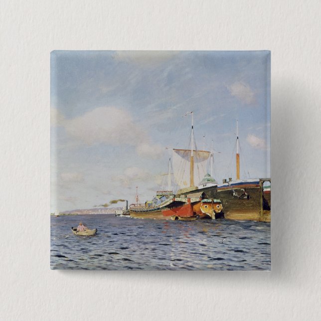 Frischer Wind auf dem Volga, 1895 Button (Vorderseite)