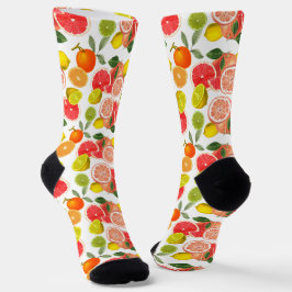 Frischer Zitrusfrüchte Socken