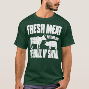 Frisches Fleisch Metzgerei Gay Bear Premium T-Shirt