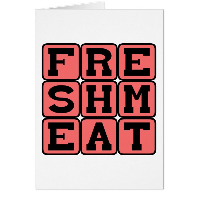 Frisches Fleisch, rotes Rindfleisch (Vorne)