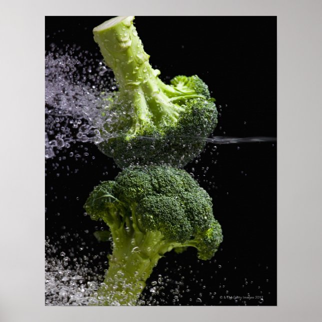 Frisches Gemüse und Lebensmittelhygiene Poster (Vorne)