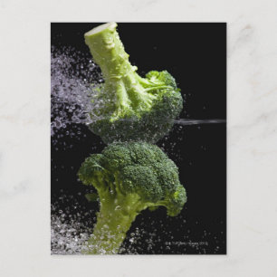 Frisches Gemüse und Lebensmittelhygiene Postkarte