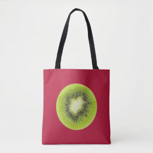 Frisches Kiwi. Runde Scheibe abgeschieden