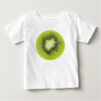 Frisches Kiwi. Runde Scheibe abgeschieden