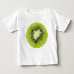Frisches Kiwi. Runde Scheibe abgeschieden Baby T-shirt
