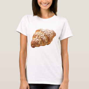 Frisches Mandelcroissant Französisches Gebäck T-Shirt